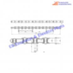 Escalator SDS393000 Step Chain