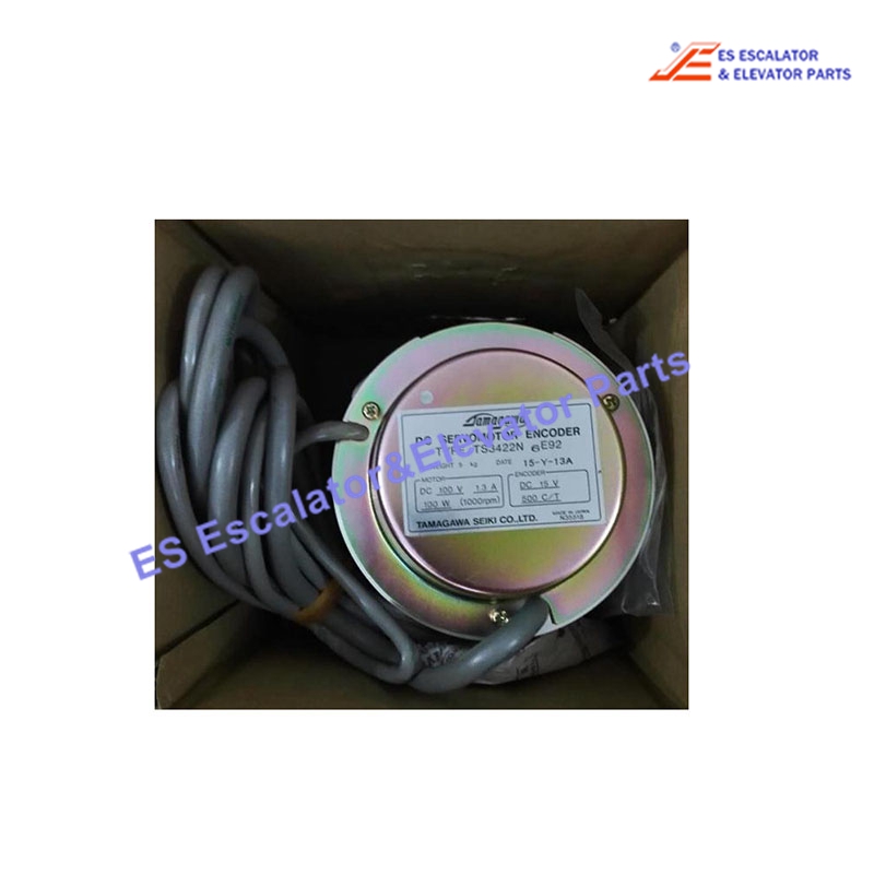 TS3422N6E92 Elevator Car Door Motor DC Servo Motor Encoder Use For Hitachi