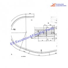 <b>XAA402AMS1 Escalator Returen Rail</b>