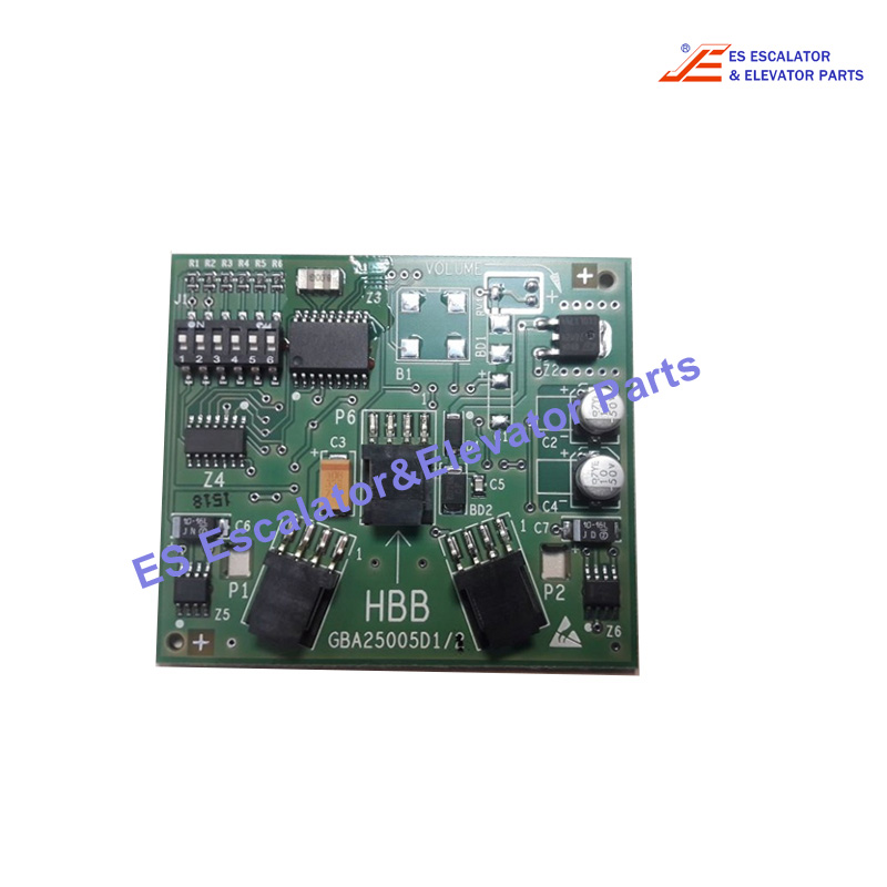 GBA25005D10 Elevator HBB Board  PCB For Hall Button Box W/O Sound Use For Otis