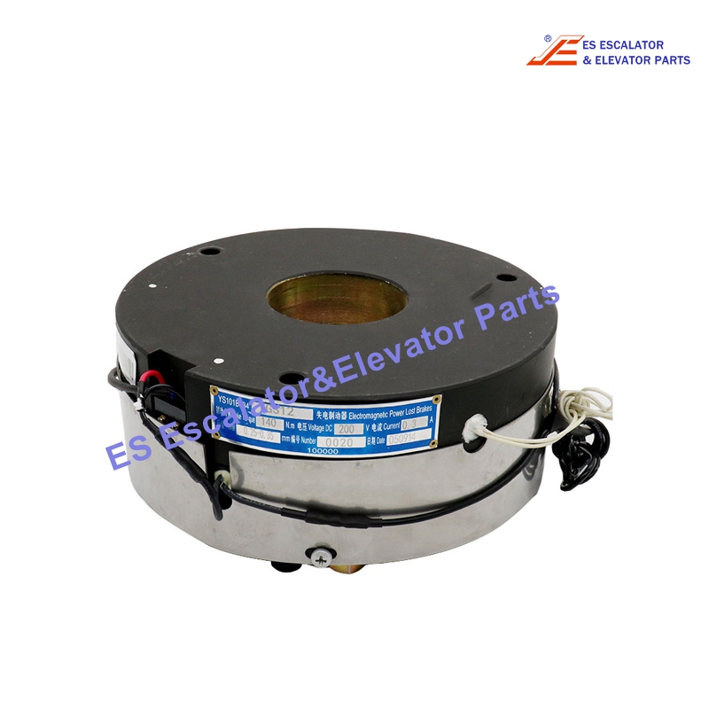 YS101B034 Escalator DHL Brake Electromagnetic Power Lost Brakes Voltage：DC 200V Current：0.3A Dhl Brake Ys101b034, Use For Mitsubishi