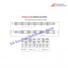 <b>U6468OtisStepChain Escalator Step Chain</b>