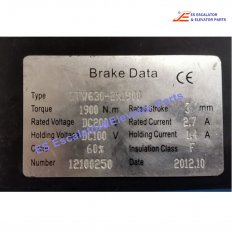 ZTW630-2x1900 Elevator Electromagnetic Brake