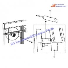 Escalator XAA177CW3 Handrail Sensor