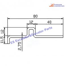 <b>50012 Escalator Handrail Guide</b>