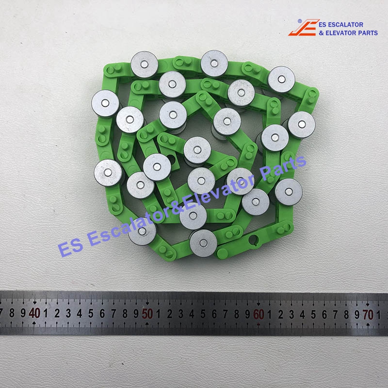 FDD07301 Escalator Deflector Chain 24 Links Green Links Use For Sjec